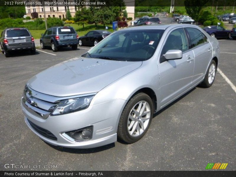 Ingot Silver Metallic / Charcoal Black 2012 Ford Fusion SEL