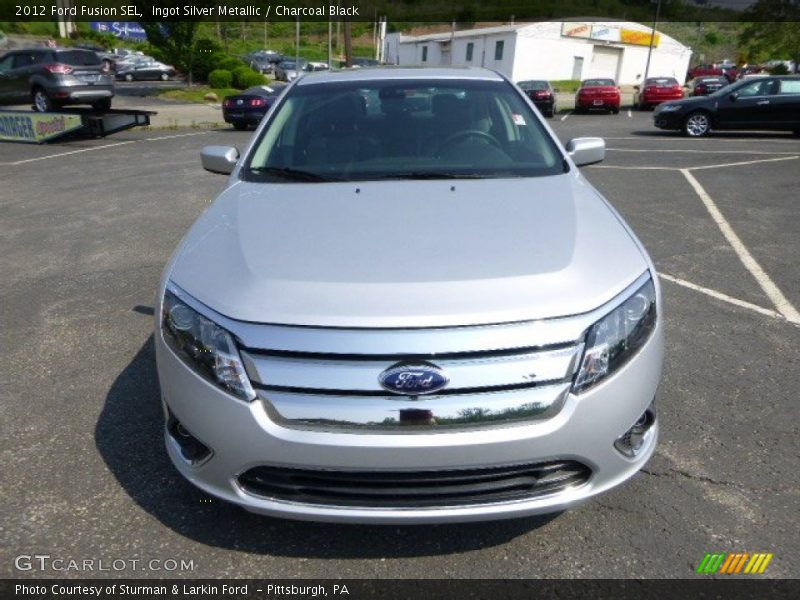 Ingot Silver Metallic / Charcoal Black 2012 Ford Fusion SEL