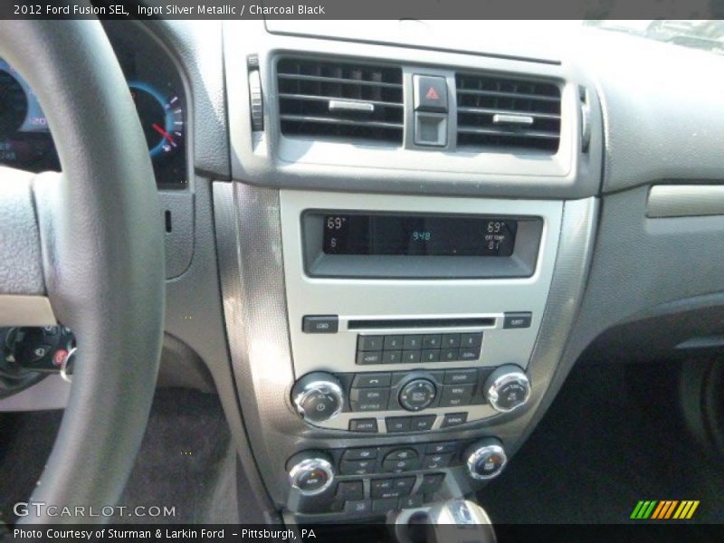 Ingot Silver Metallic / Charcoal Black 2012 Ford Fusion SEL