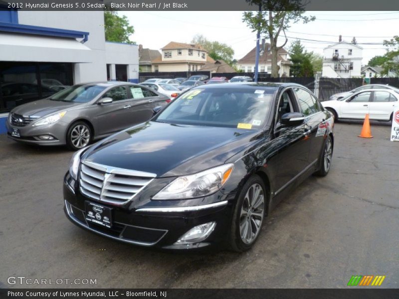 Black Noir Pearl / Jet Black 2012 Hyundai Genesis 5.0 Sedan