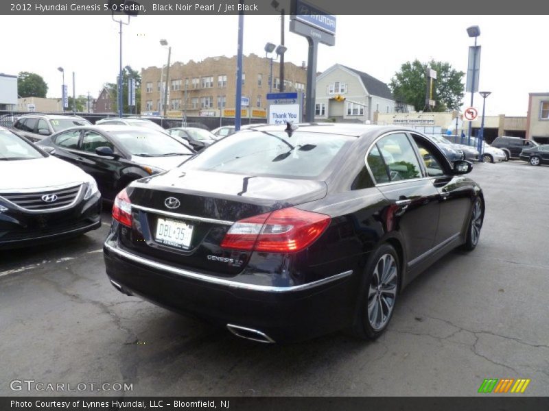 Black Noir Pearl / Jet Black 2012 Hyundai Genesis 5.0 Sedan