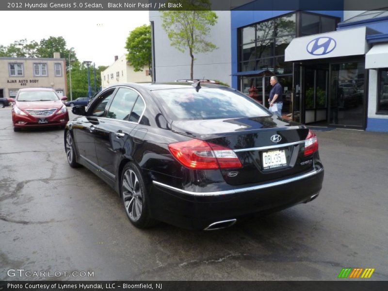 Black Noir Pearl / Jet Black 2012 Hyundai Genesis 5.0 Sedan