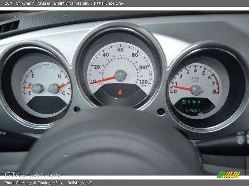 Bright Silver Metallic / Pastel Slate Gray 2007 Chrysler PT Cruiser