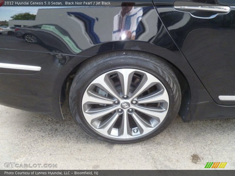 Black Noir Pearl / Jet Black 2012 Hyundai Genesis 5.0 Sedan