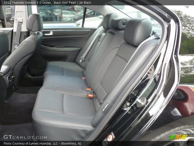 Black Noir Pearl / Jet Black 2012 Hyundai Genesis 5.0 Sedan
