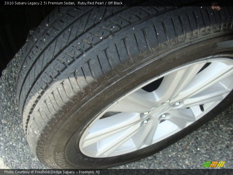 Ruby Red Pearl / Off Black 2010 Subaru Legacy 2.5i Premium Sedan