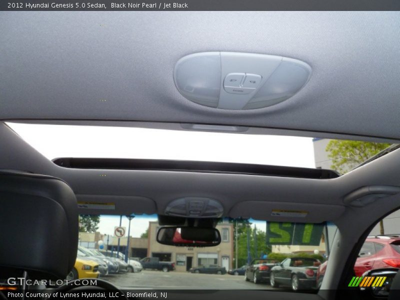 Black Noir Pearl / Jet Black 2012 Hyundai Genesis 5.0 Sedan