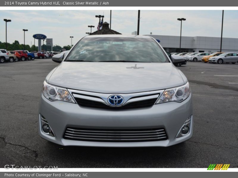 Classic Silver Metallic / Ash 2014 Toyota Camry Hybrid XLE