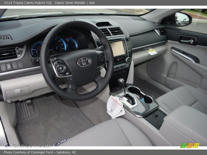 Classic Silver Metallic / Ash 2014 Toyota Camry Hybrid XLE