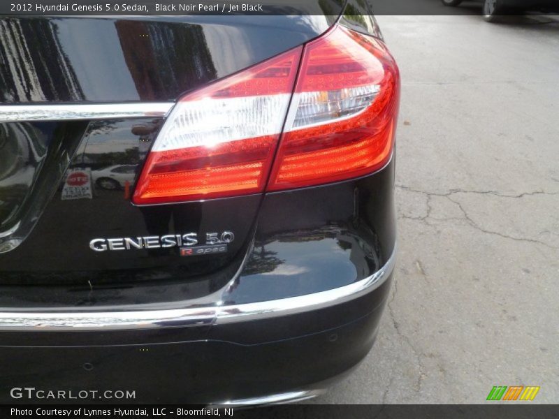Black Noir Pearl / Jet Black 2012 Hyundai Genesis 5.0 Sedan