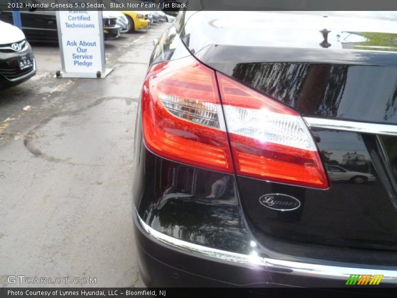 Black Noir Pearl / Jet Black 2012 Hyundai Genesis 5.0 Sedan
