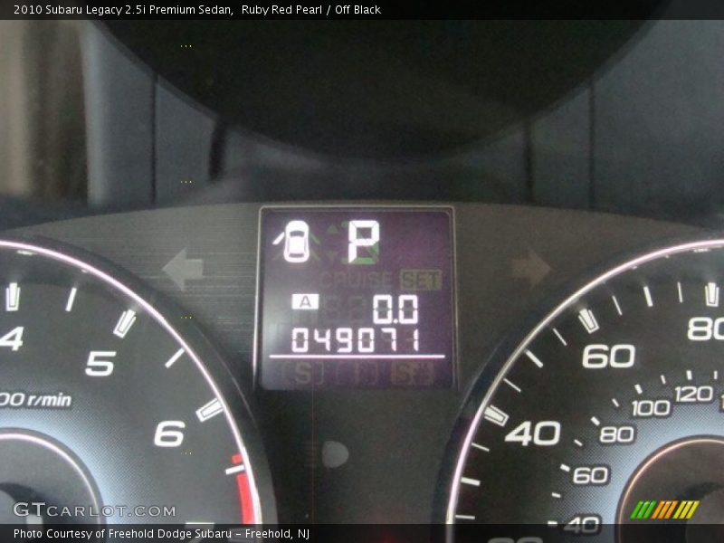 Ruby Red Pearl / Off Black 2010 Subaru Legacy 2.5i Premium Sedan