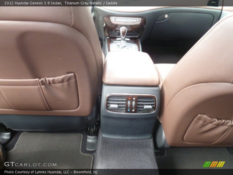 Titanium Gray Metallic / Saddle 2012 Hyundai Genesis 3.8 Sedan
