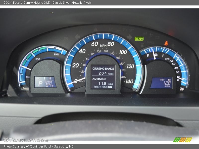 Classic Silver Metallic / Ash 2014 Toyota Camry Hybrid XLE