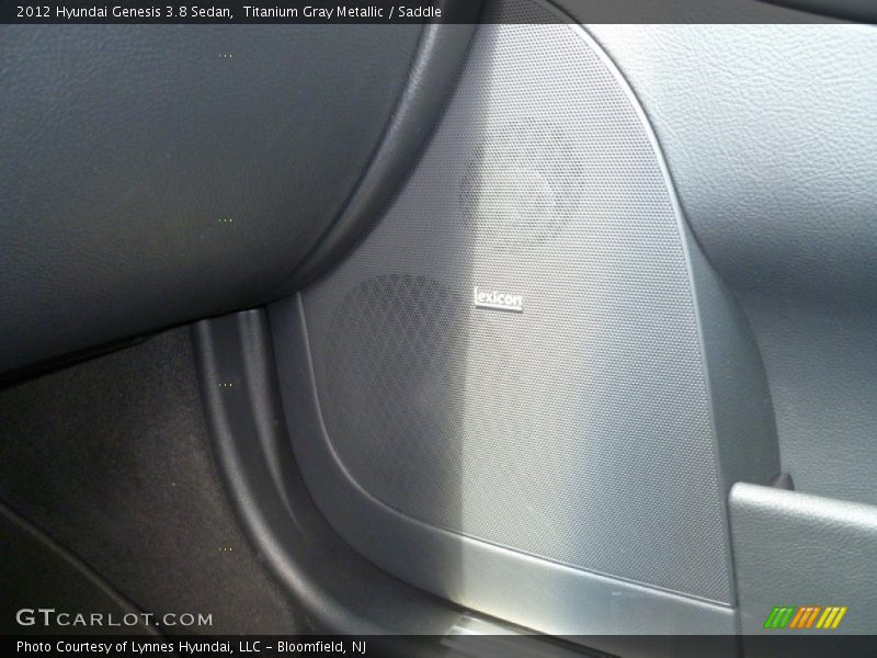 Titanium Gray Metallic / Saddle 2012 Hyundai Genesis 3.8 Sedan