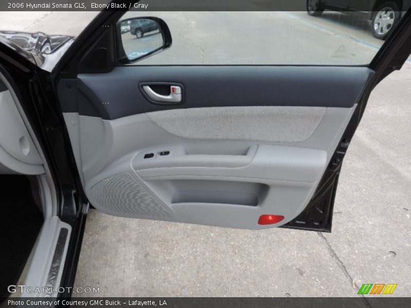 Ebony Black / Gray 2006 Hyundai Sonata GLS