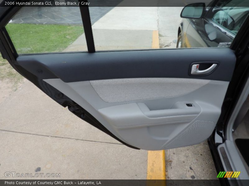 Ebony Black / Gray 2006 Hyundai Sonata GLS