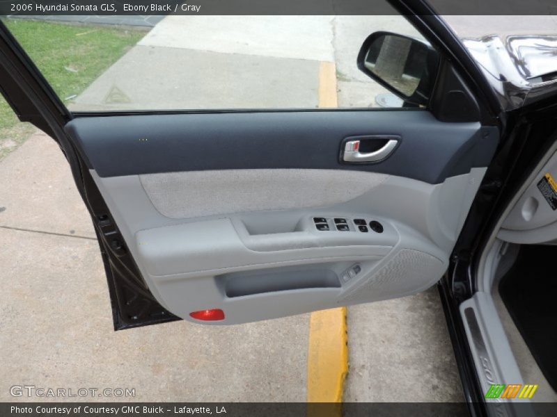 Ebony Black / Gray 2006 Hyundai Sonata GLS