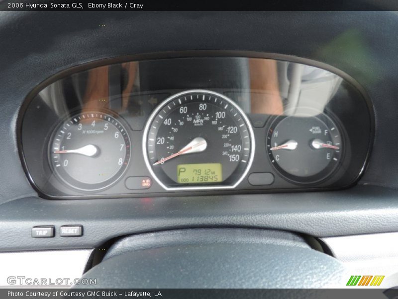 Ebony Black / Gray 2006 Hyundai Sonata GLS