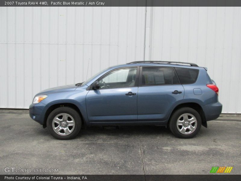 Pacific Blue Metallic / Ash Gray 2007 Toyota RAV4 4WD