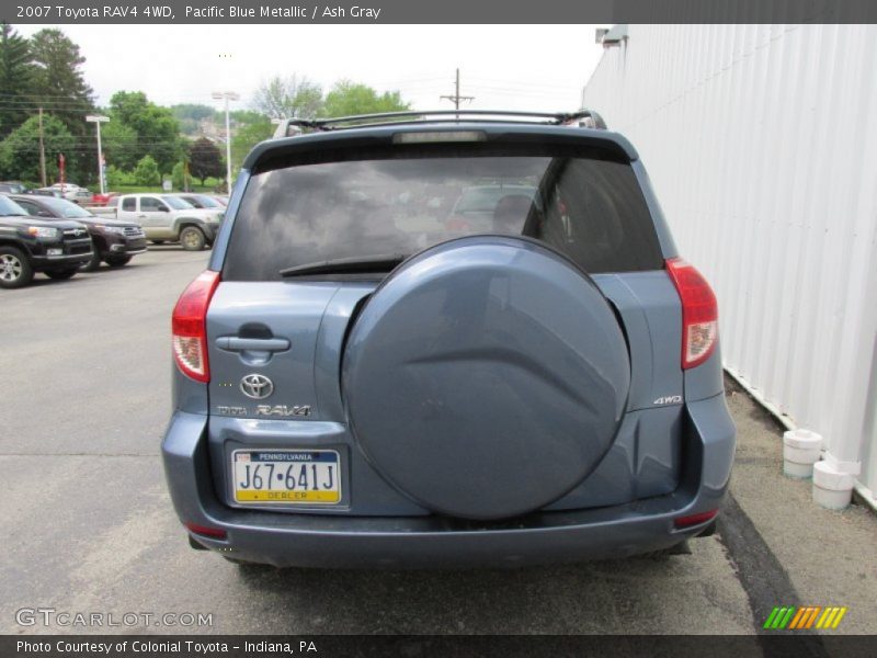 Pacific Blue Metallic / Ash Gray 2007 Toyota RAV4 4WD
