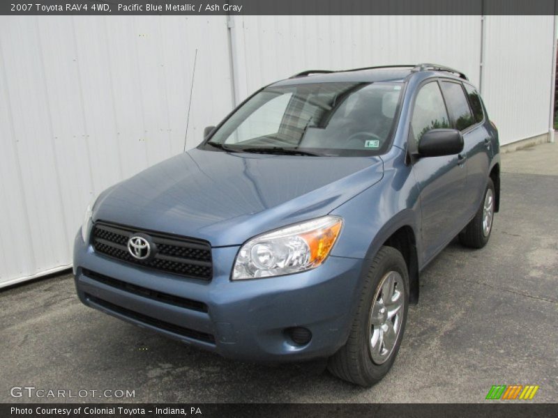 Pacific Blue Metallic / Ash Gray 2007 Toyota RAV4 4WD