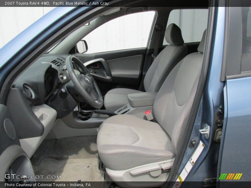 Pacific Blue Metallic / Ash Gray 2007 Toyota RAV4 4WD