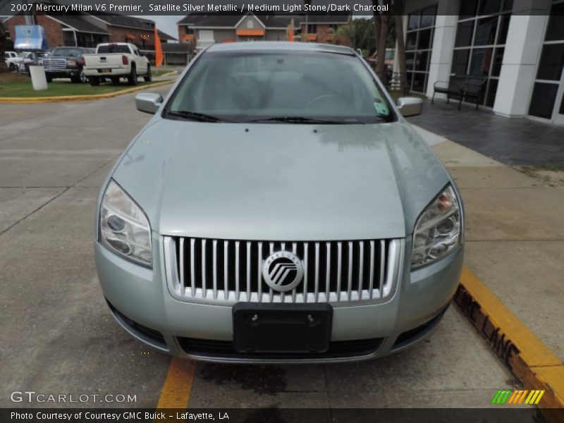 Satellite Silver Metallic / Medium Light Stone/Dark Charcoal 2007 Mercury Milan V6 Premier