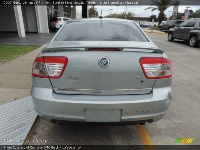 Satellite Silver Metallic / Medium Light Stone/Dark Charcoal 2007 Mercury Milan V6 Premier