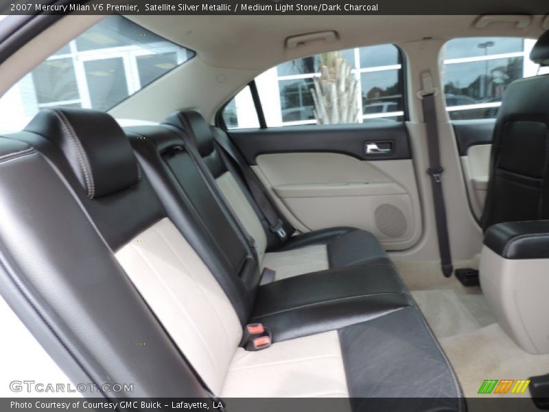 Satellite Silver Metallic / Medium Light Stone/Dark Charcoal 2007 Mercury Milan V6 Premier