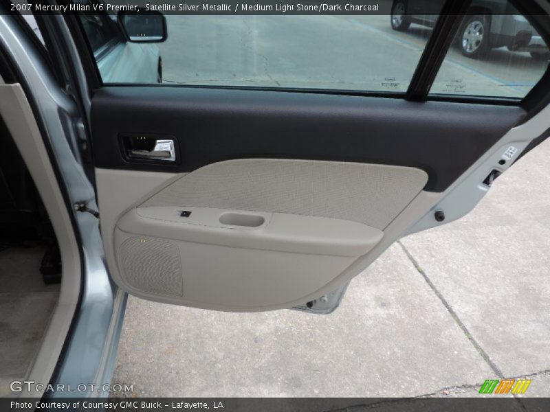 Satellite Silver Metallic / Medium Light Stone/Dark Charcoal 2007 Mercury Milan V6 Premier