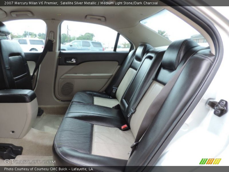 Satellite Silver Metallic / Medium Light Stone/Dark Charcoal 2007 Mercury Milan V6 Premier