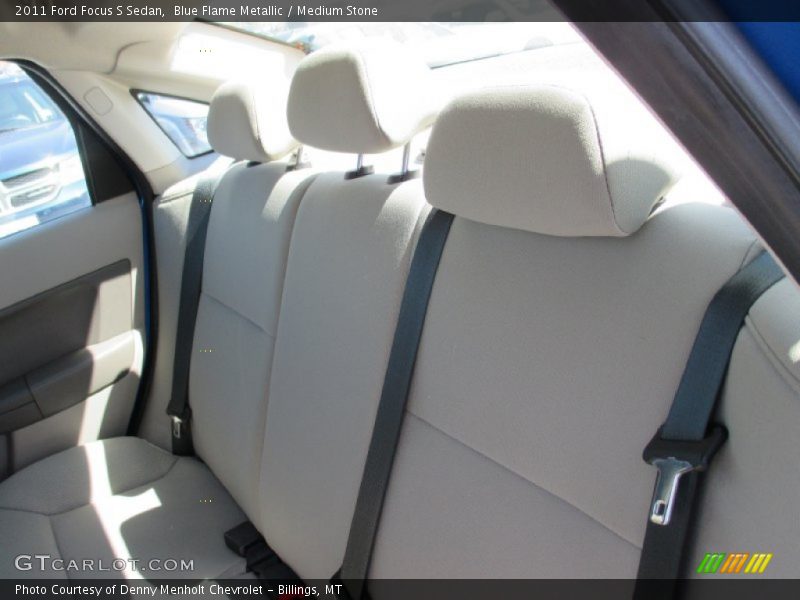 Blue Flame Metallic / Medium Stone 2011 Ford Focus S Sedan
