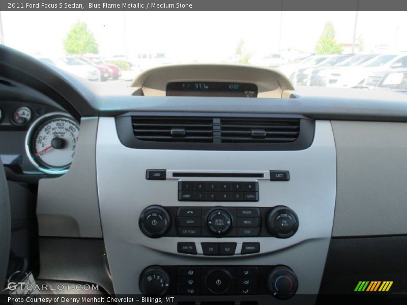 Blue Flame Metallic / Medium Stone 2011 Ford Focus S Sedan