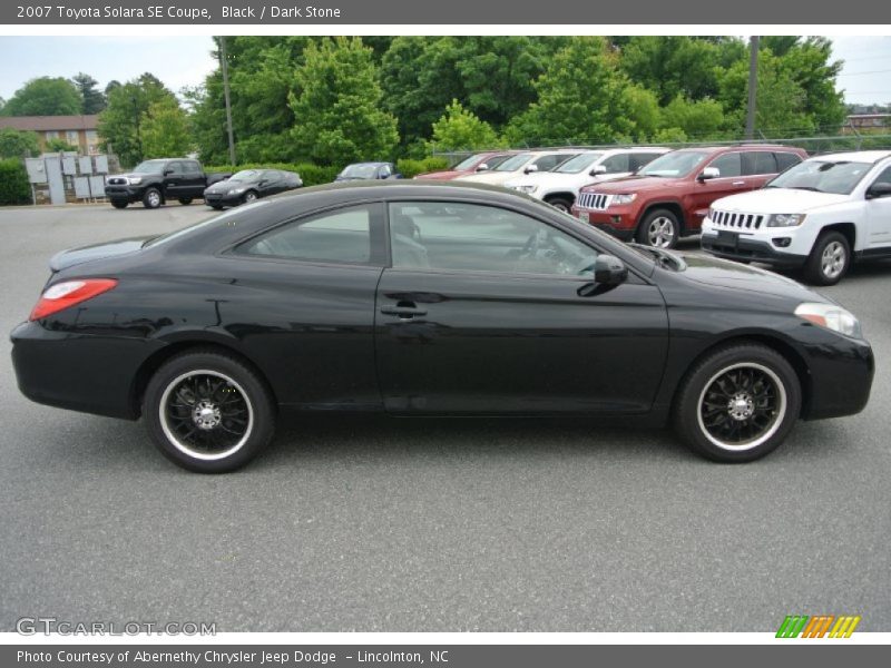 Black / Dark Stone 2007 Toyota Solara SE Coupe