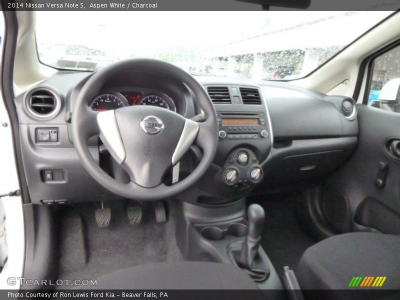 Aspen White / Charcoal 2014 Nissan Versa Note S