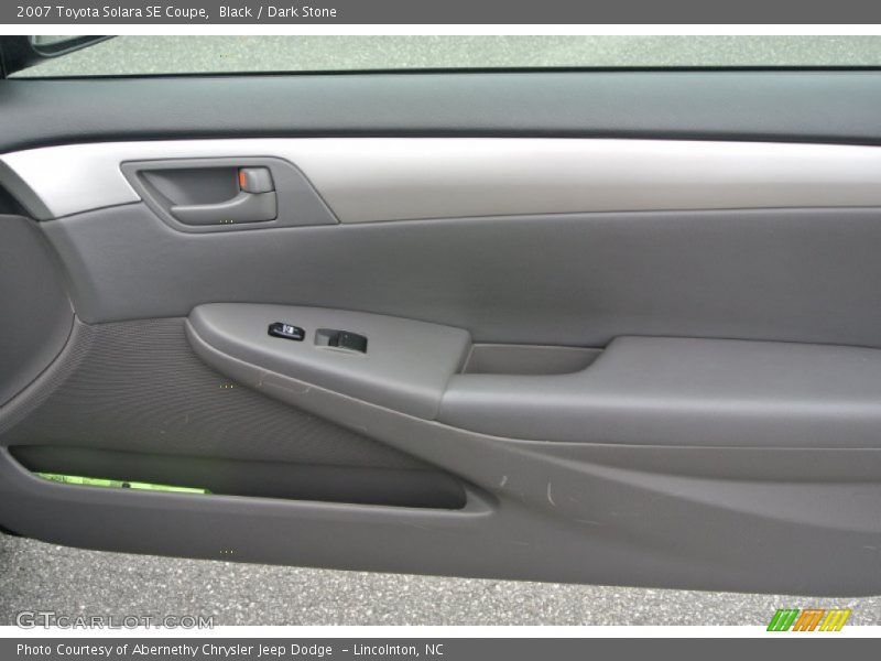 Black / Dark Stone 2007 Toyota Solara SE Coupe