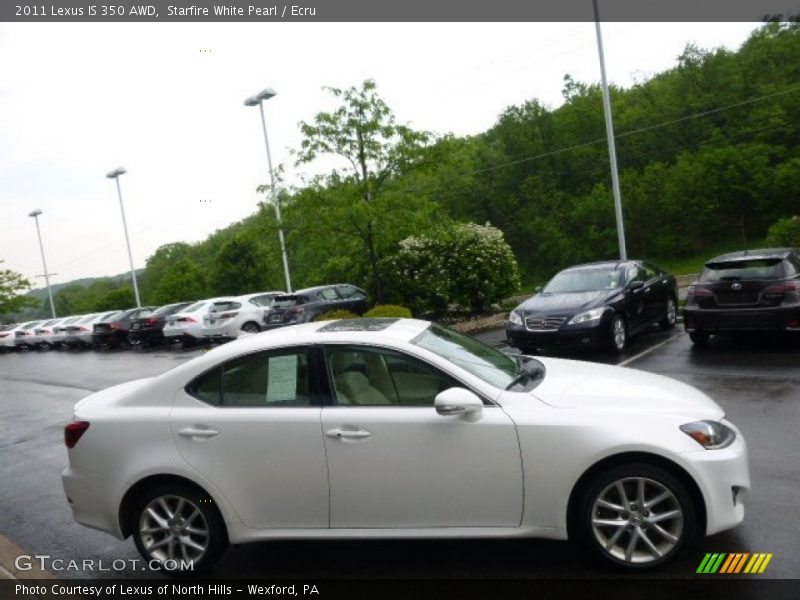 Starfire White Pearl / Ecru 2011 Lexus IS 350 AWD