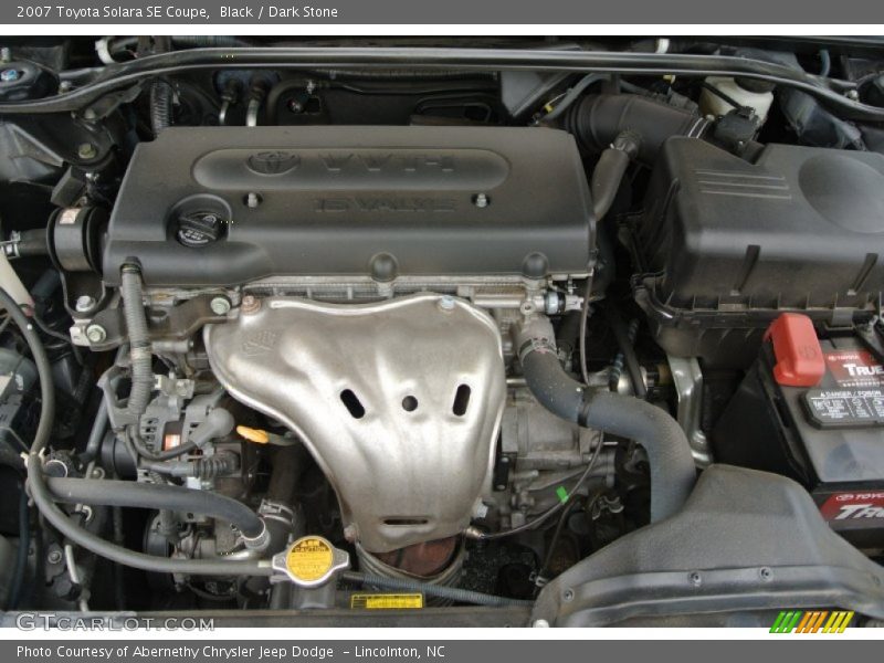 Black / Dark Stone 2007 Toyota Solara SE Coupe