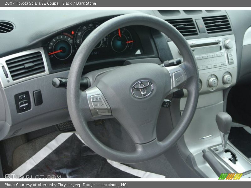 Black / Dark Stone 2007 Toyota Solara SE Coupe