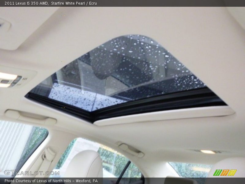 Starfire White Pearl / Ecru 2011 Lexus IS 350 AWD