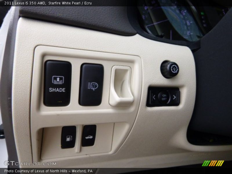 Starfire White Pearl / Ecru 2011 Lexus IS 350 AWD