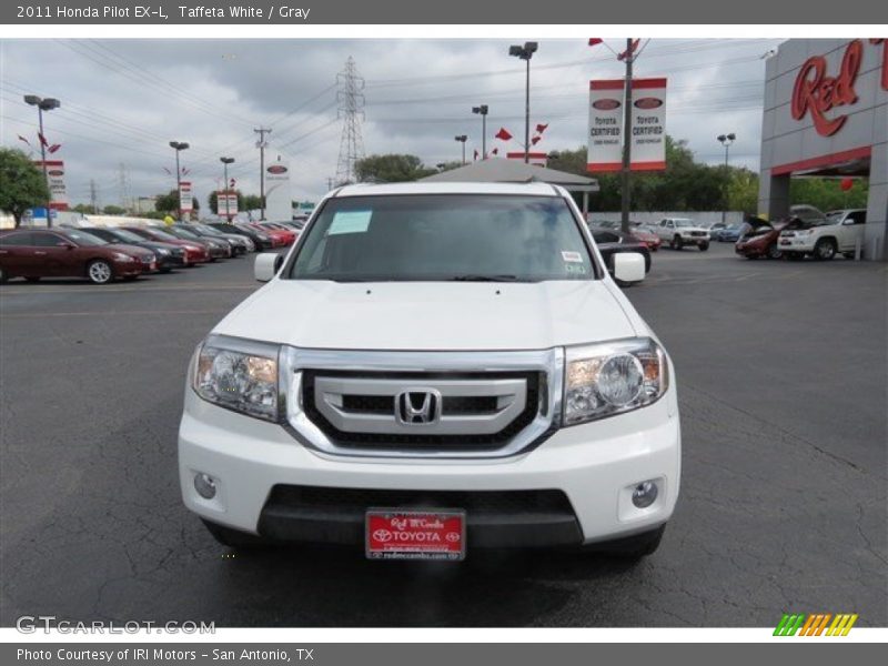 Taffeta White / Gray 2011 Honda Pilot EX-L