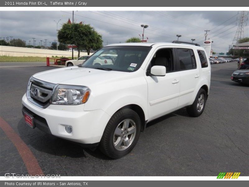 Taffeta White / Gray 2011 Honda Pilot EX-L