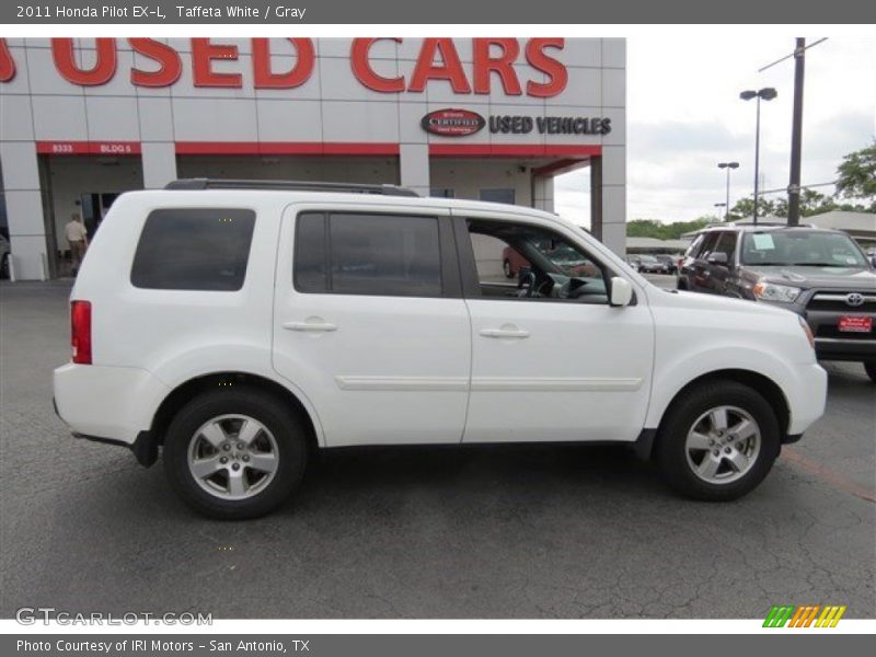 Taffeta White / Gray 2011 Honda Pilot EX-L