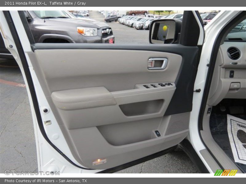 Taffeta White / Gray 2011 Honda Pilot EX-L