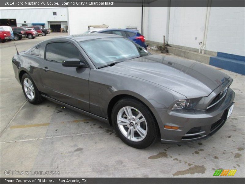 Sterling Gray / Charcoal Black 2014 Ford Mustang V6 Coupe