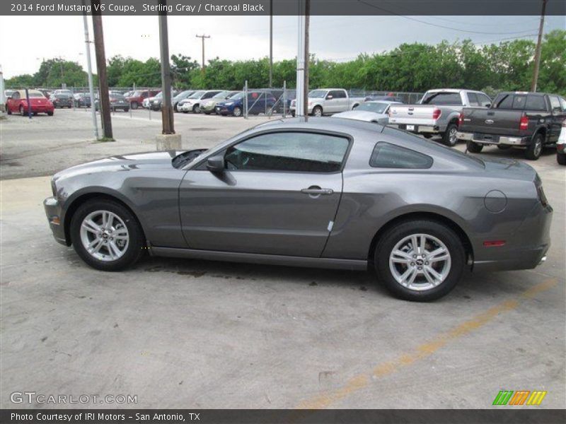 Sterling Gray / Charcoal Black 2014 Ford Mustang V6 Coupe