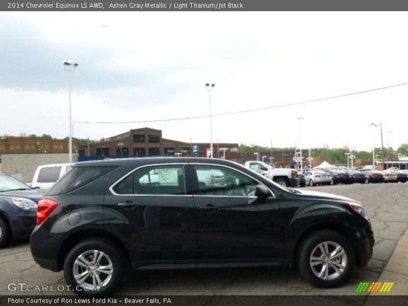 Ashen Gray Metallic / Light Titanium/Jet Black 2014 Chevrolet Equinox LS AWD