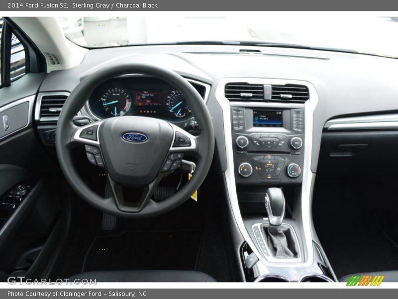 Sterling Gray / Charcoal Black 2014 Ford Fusion SE